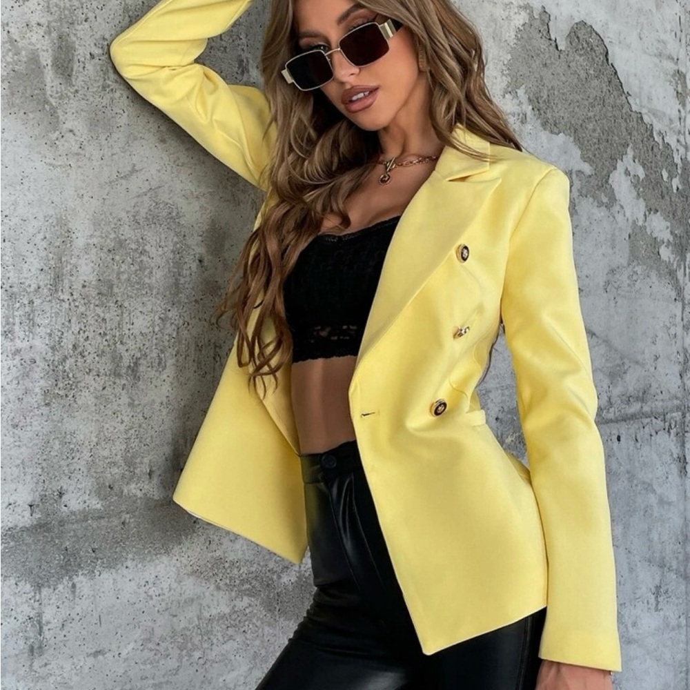 Yellow Women's Blazer